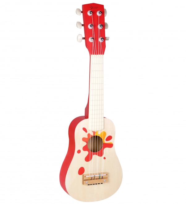 Chitarra in legno con plettro per bambini