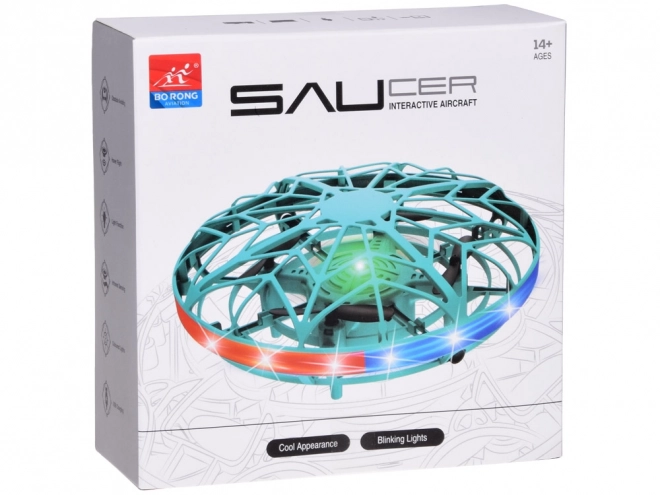 Dron Disco Volante LED