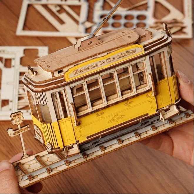 Puzzle 3D in legno Tram Storico