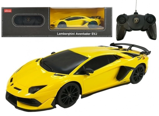 Auto R/C Lamborghini Aventador giallo