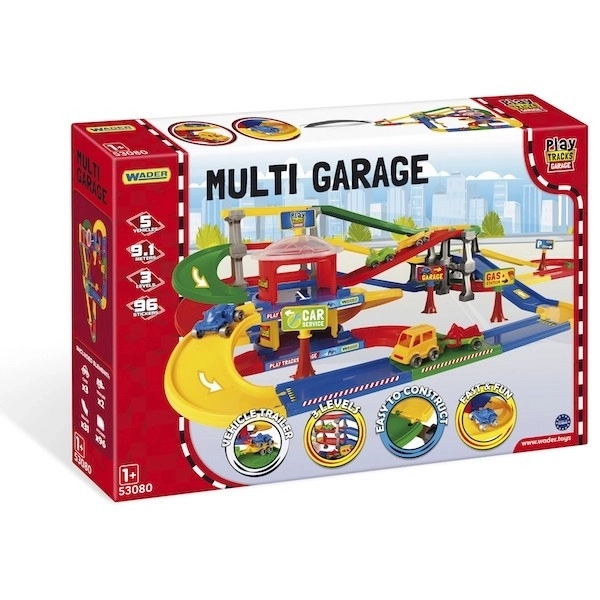 Garage multilevel con viadotto