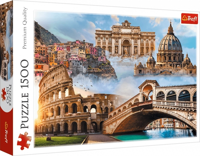 Puzzle luoghi preferiti: Italia 1500 pezzi