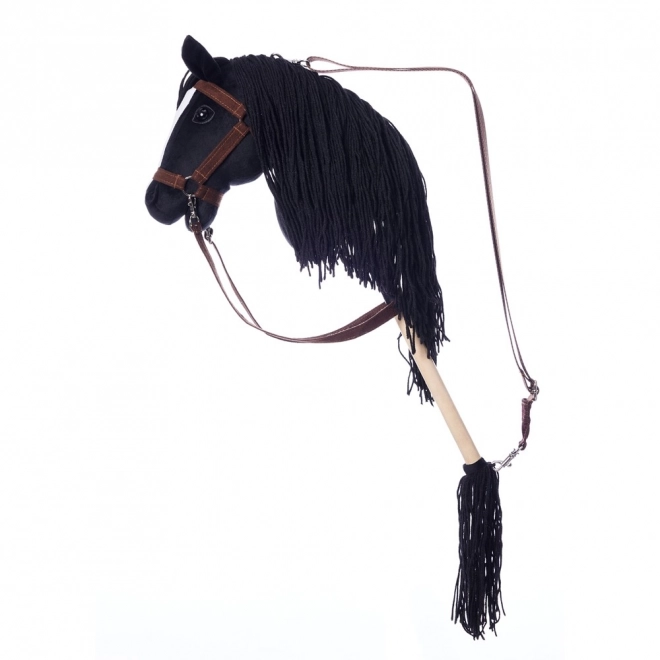 Cavallo da giostra Hobby Horse Hoppihorse nero