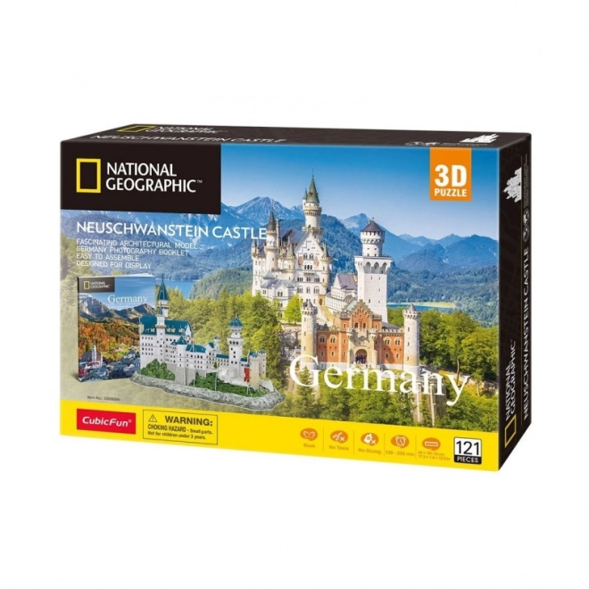 Puzzle 3D Castello di Neuschwanstein National Geographic