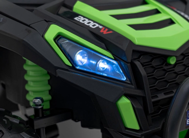 Auto elettrico per bambini Buggy UTV 2000M Racing Verde