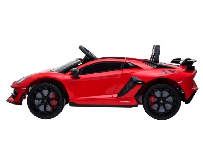 Auto elettrico per bambini Lamborghini Aventador rosso