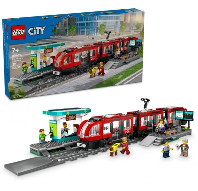 Tram cittadino con stazione LEGO City