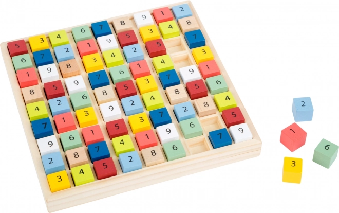 Sudoku in legno a colori