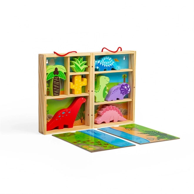 Scatola di gioco Dinosauri Bigjigs Toys