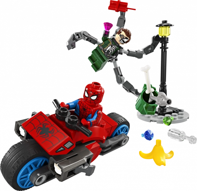 Inseguimento in Moto Spider-Man vs. Doc Ock LEGO Marvel