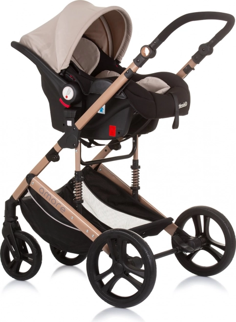 Seggiolino Auto Amore i-Size 40-85cm Flamingo – Macadamia