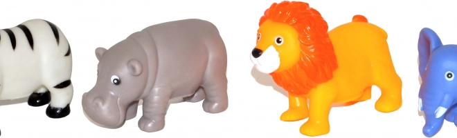 Set di Animali di Gomma Morbidi 4 pz