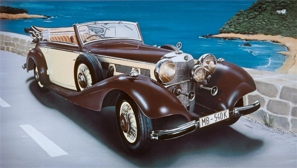 Modellino auto Mercedes-Benz 540K Italeri