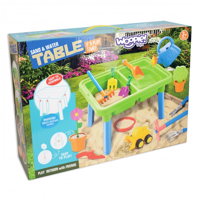 Tavolo d'Acqua e Sabbiera 2 in 1 con Accessori