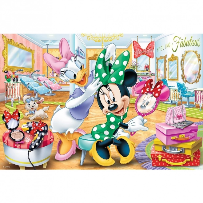 Puzzle Minnie e Daisy 100 Pezzi