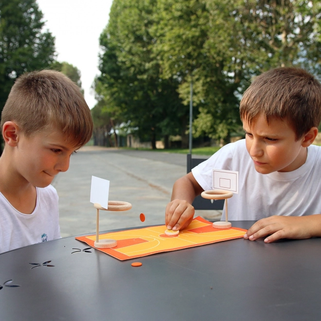 Gioco di basket in legno Skok!