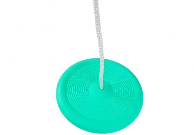 Altalena da giardino per bambini con piatto tondo 423 verde