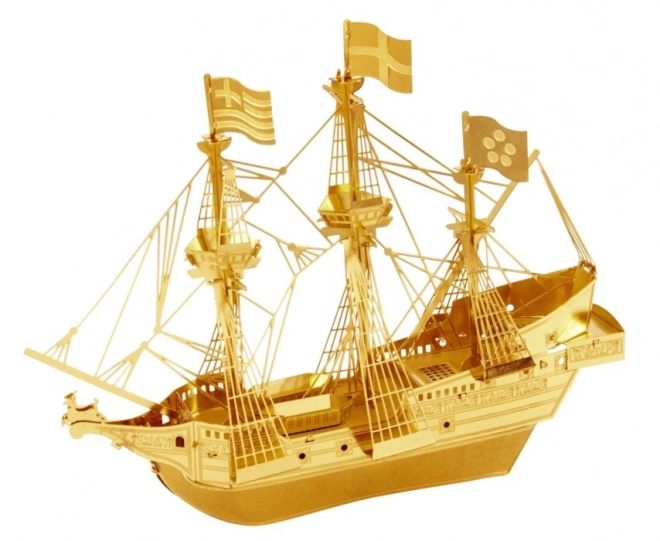 Puzzle 3D Loď Golden Hind Editione Dorata