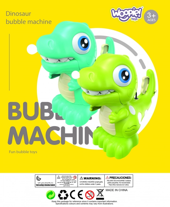 Macchina per Bolle di Sapone a Forma di Dinosauro