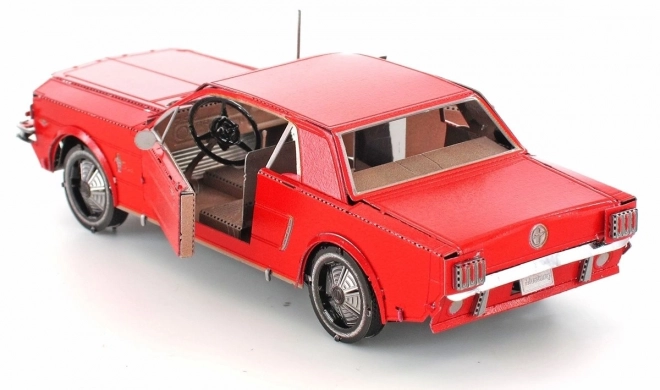 Puzzle 3D Metal Earth Ford Mustang 1965 Rosso