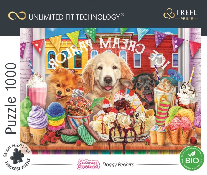 Puzzle Cuteness Overload: Cani Davanti alla Pasticceria - 1000 Pezzi