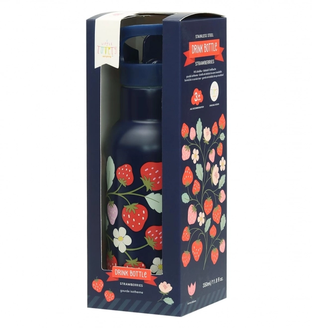 A Little Lovely Company Bottiglia in acciaio inox 500 ml – Fragole