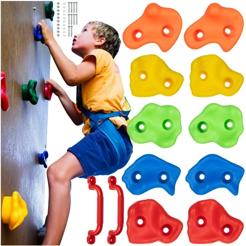 Maniglie per arrampicata 12 pezzi Kruzzel
