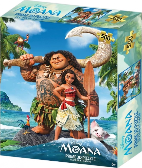 Puzzle 3D Vaiana La Leggenda del Mare 500 Pezzi