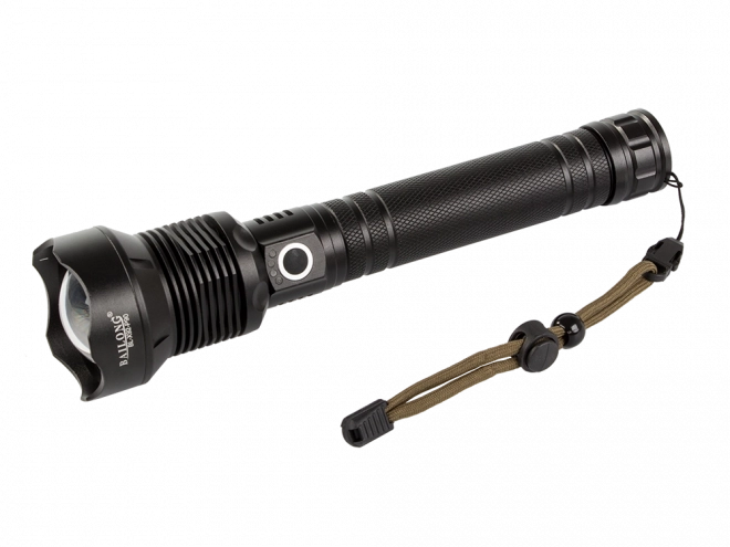 Torcia tattica militare Bailong con LED Cree XHP90