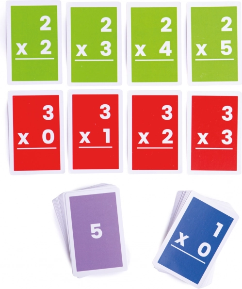 Bigjigs Toys carte per la moltiplicazione 1–6