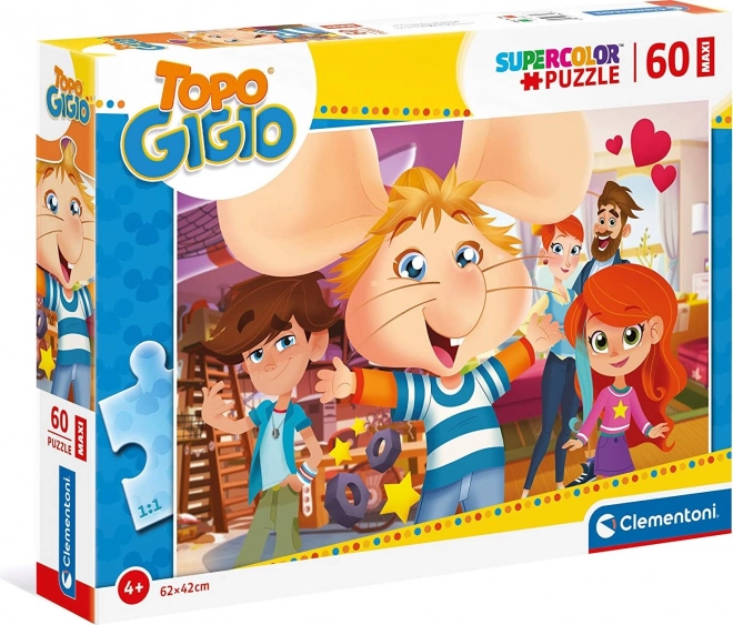 Puzzle Massimo Myšák Gigio 60 Pezzi