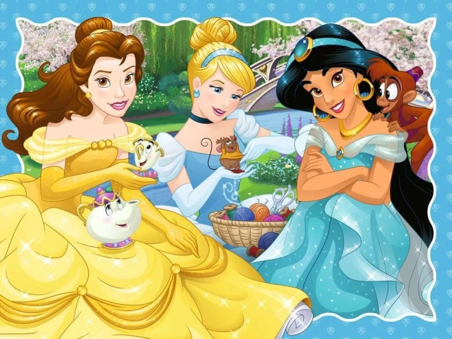 Puzzle principesse Disney 4 in 1