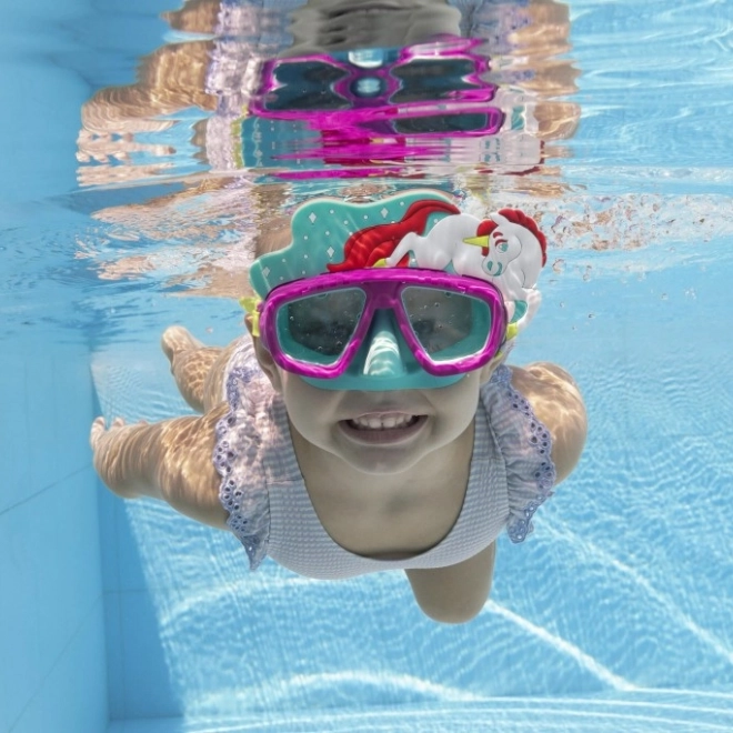 Occhialini da nuoto per bambini Unicorno Bestway