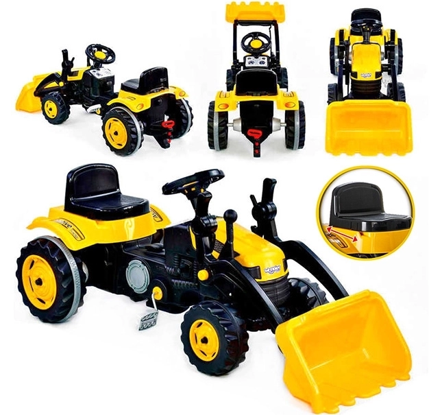 Trattore a pedali con bulldozer Woopie