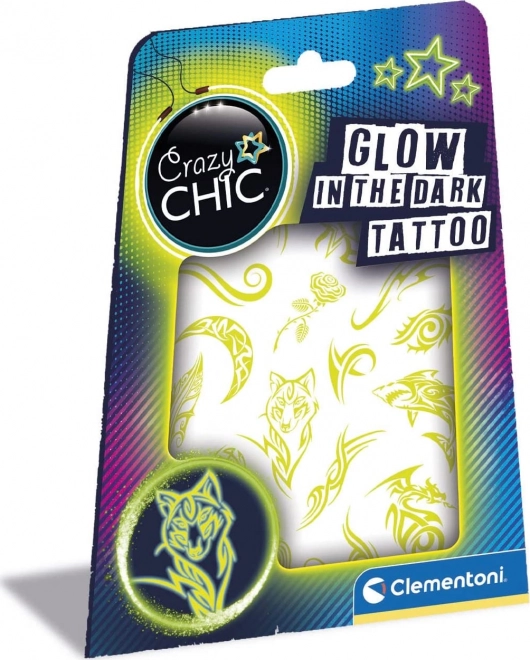 Crazy Chic tatuaggi che brillano al buio