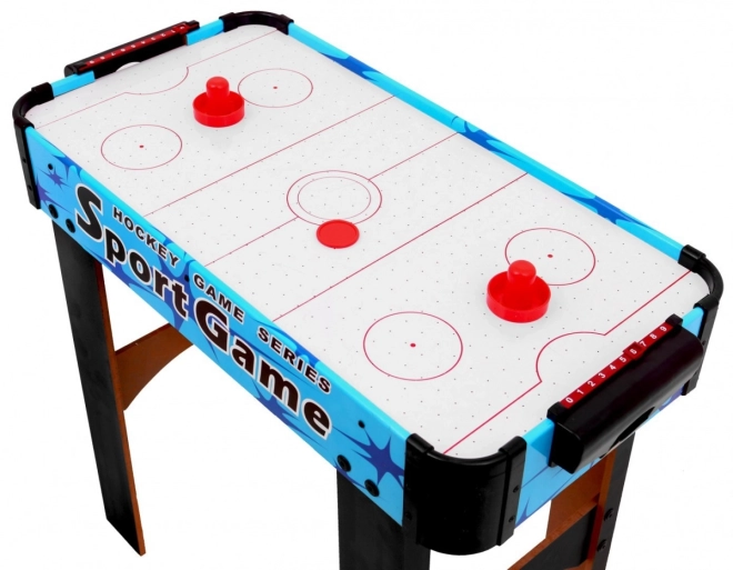 Cymber Game Air Hockey per Bambini in Imitazione Legno – blu