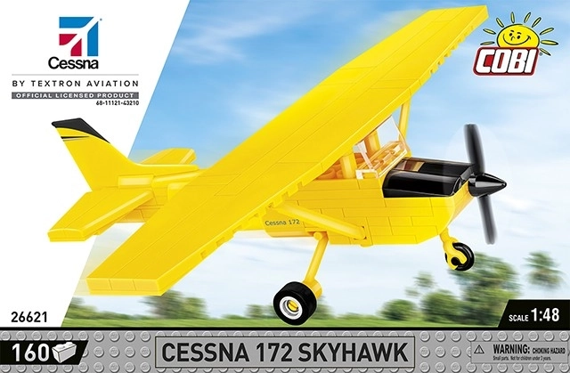 Modello di Costruzione Cessna 172 Skyhawk Giallo