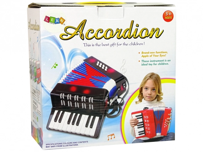 Accordeon musicale per bambini nero