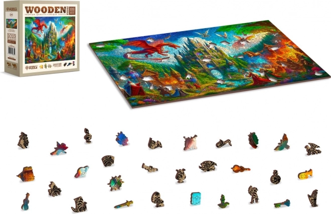 Puzzle in legno Fantasy Castello