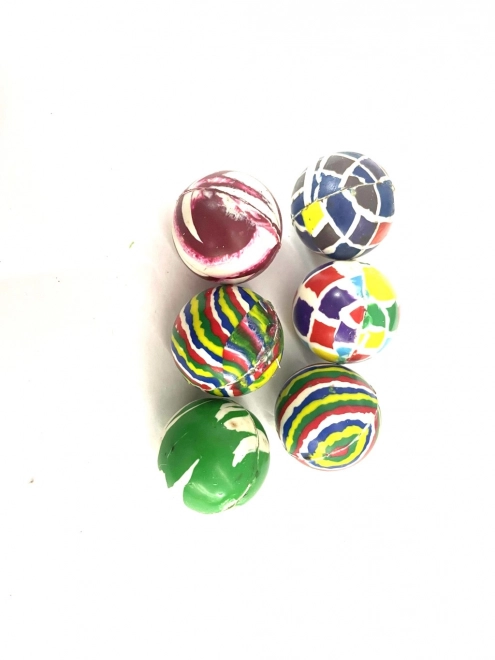 Set di 6 palline rimbalzanti 3,2 cm