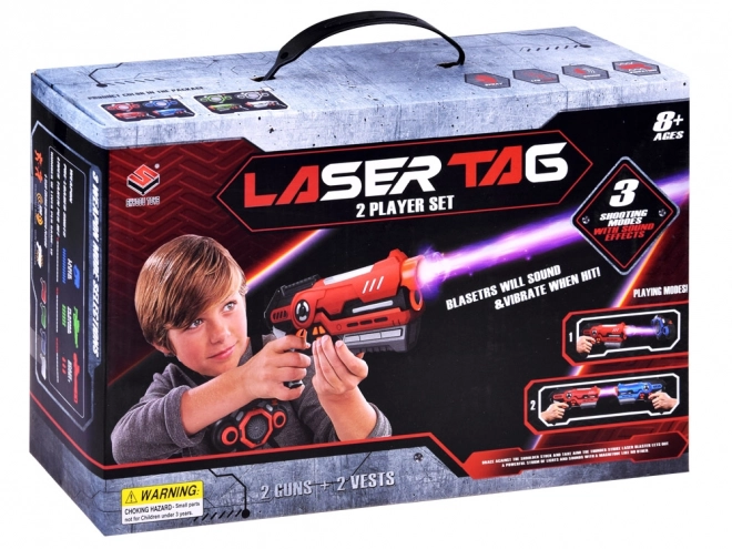 Set Laser Tag Con 2 Pistole