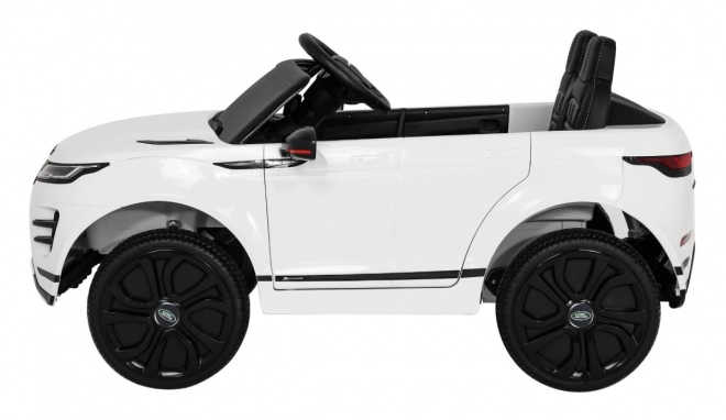 Macchina elettrica Range Rover Evoque bianca