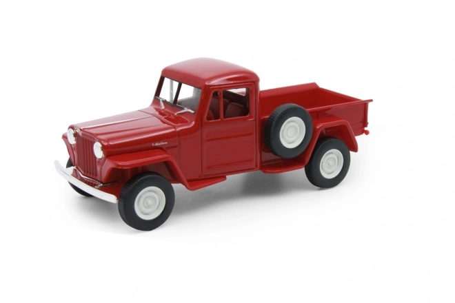 Pickup Jeep Willys 1947 in scala 1:34 grigio