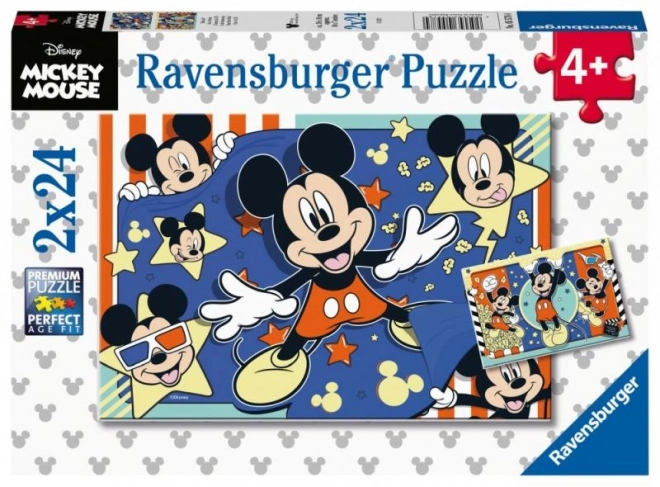 Puzzle Disney Topolino 2x24 pezzi