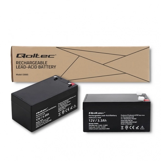 Batteria AGM 12V 3.3Ah