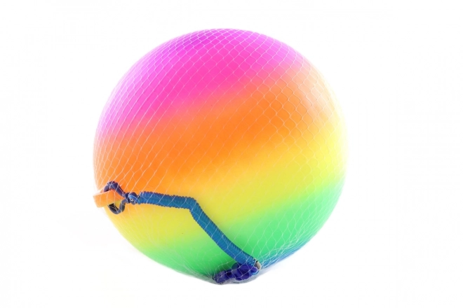 Palla arcobaleno 20 cm con moschettone