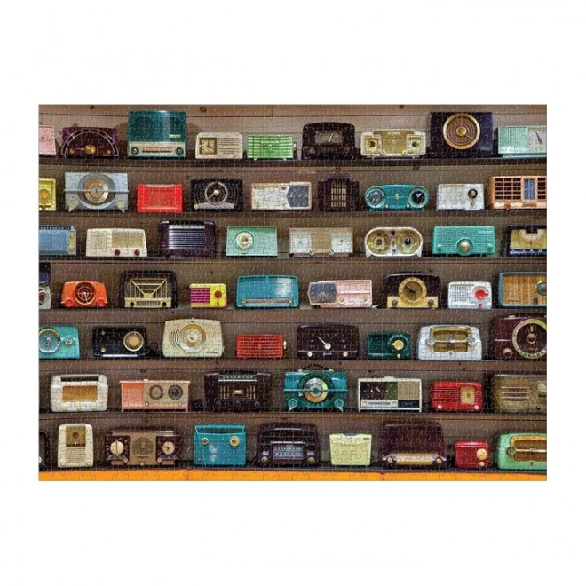 Puzzle Galison radio vintage 1000 pezzi
