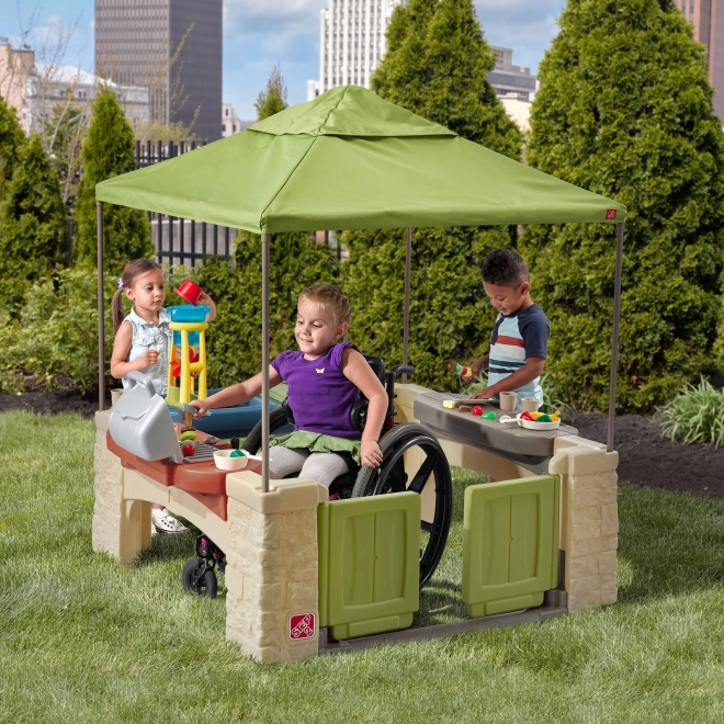 Gazebo da giardino con griglia Step2