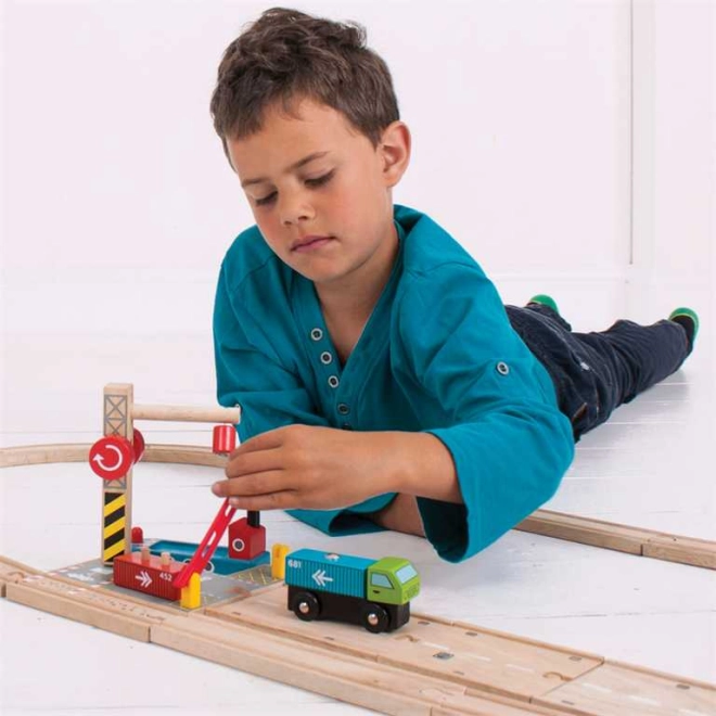 Compatibile con piste ferroviarie in legno
