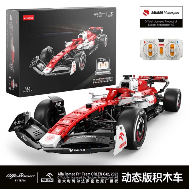 Auto da corsa in mattoncini Alfa Romeo F1 C42 1:8 R/C